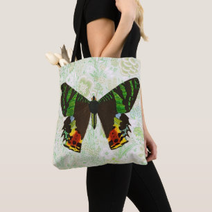 Bolsa de la toga floral de mariposa de color de es