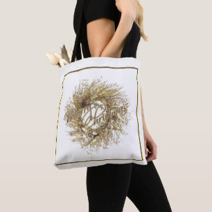 Bolsa de la Tosta de Navidad con guisante de oro