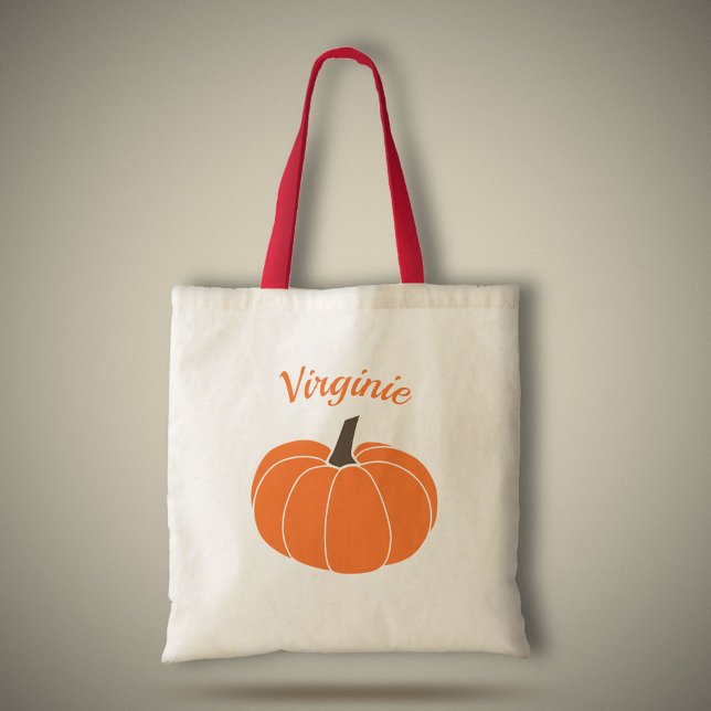 Bolsa de la tota de calabaza (Pumpkin Tote Bag)