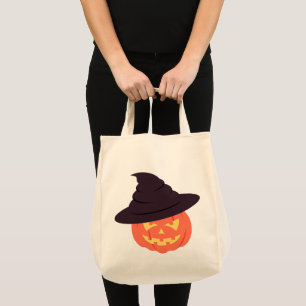 Bolsa de la tota de la calabaza retro del naranja 