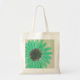 Bolsa de la tota de la flor dibujada a mano