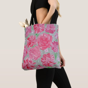 Bolsa de la tota de la floral del amor