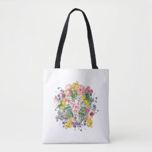 Bolsa de la tota de la floresta con colorido botán
