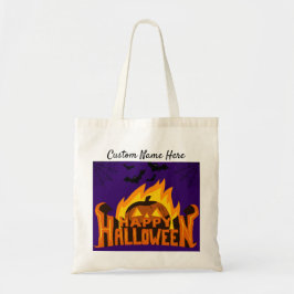 Bolsa de la tota de la llama de Halloween - Person
