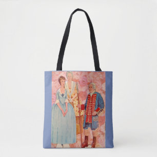 Bolsa de la tota de la muñeca de papel colonial