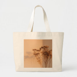 Bolsa de la tota de la silueta botánica minimalist
