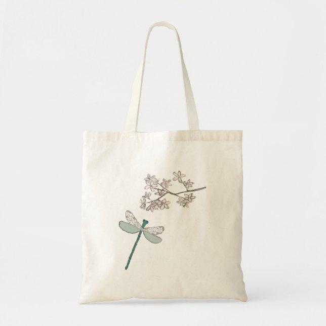 Bolsa de la tota de las flores y la mosca de la Da (Frente)