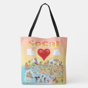 Bolsa de la tota del atardecer de SoCal