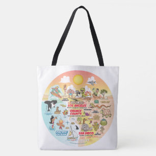 Bolsa de la tota del atardecer de SoCal