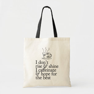 Bolsa de la tota del café de Rise y Shine