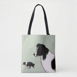 Bolsa de la tota del collie de borde