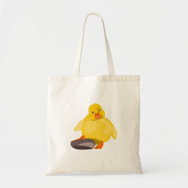 Bolsa de la tota del doblaje amarillo - Pintura (Frente)