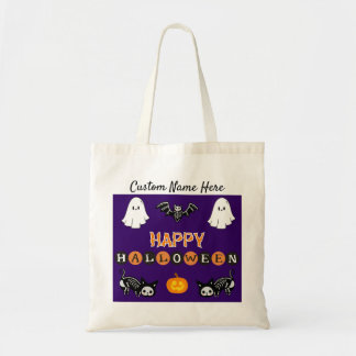 Bolsa de la tota del gato de Halloween - Personali