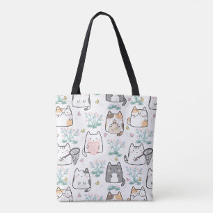 Bolsa de la tota del gato - Gatitos juguetones con