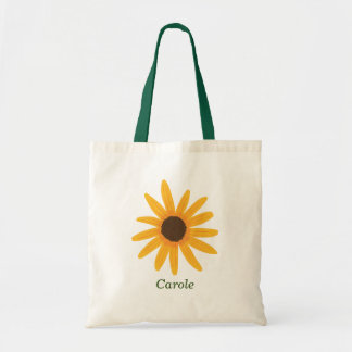 Bolsa de la tota del girasol amarillo personalizad