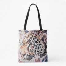 Bolsa de la tota del hombro del leopardo del Paste