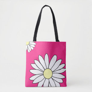 Bolsa de la tota del hombro - Rosa del margarita d