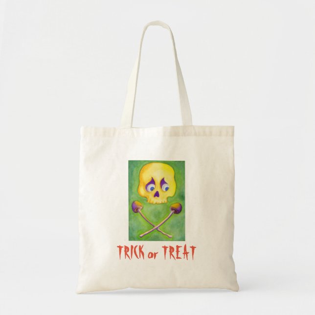 Bolsa de la tota del hongo y el cráneo (Frente)