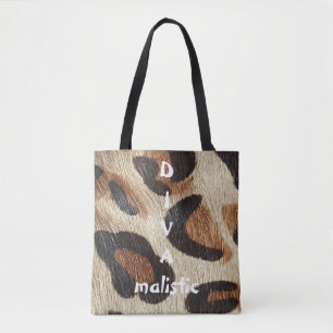 Bolsa de la tota del leopardo DIVAmalístico