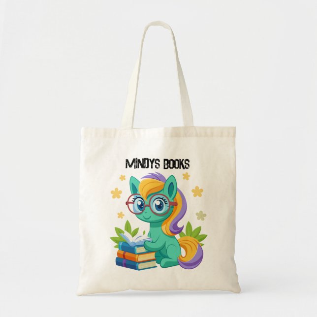Bolsa de la tota del libro de Pony para niños Text (Frente)