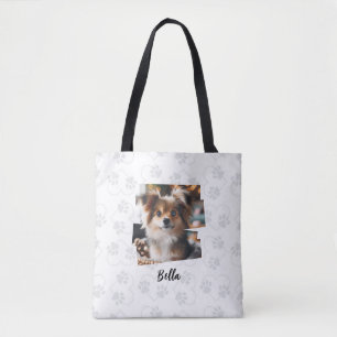 Bolsa de la tota del personalizado con foto y nomb