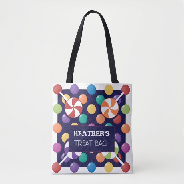 Bolsa de la tota del Personalizado de Halloween (Anverso)