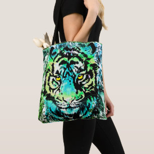 Bolsa de la tota del tigre - Ojos de tigre colorid