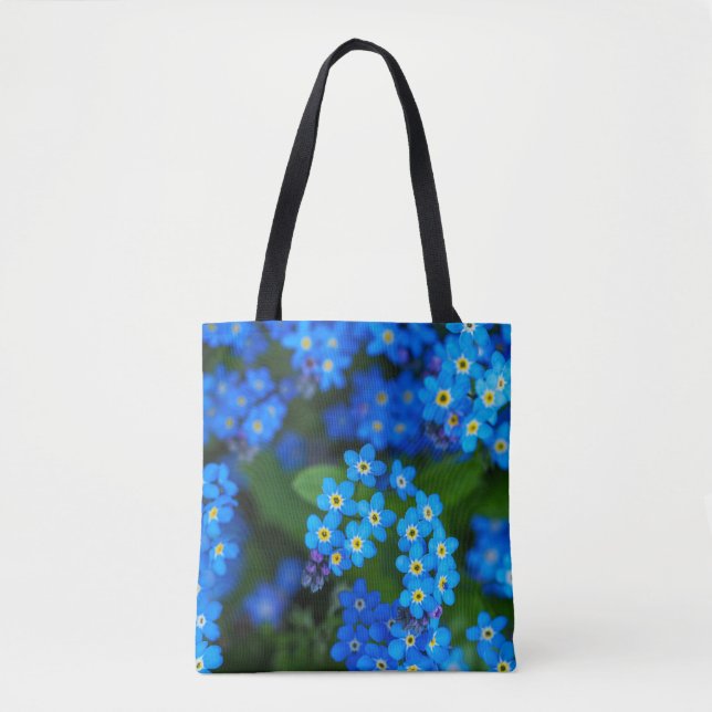 Bolsa de la tota floral no-olvidadora (Anverso)