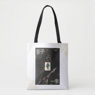 Bolsa de la tota Mahjong con la de Bambú en canton