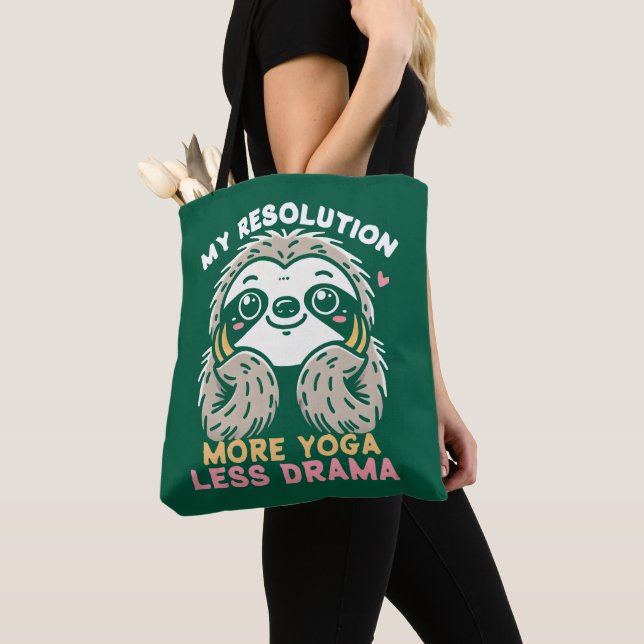 Bolsa de la tota - Más yoga menos drama (Detalle)