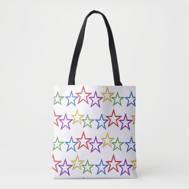 Bolsa de la Tote (ao) - Filas de estrellas de colo (Anverso)