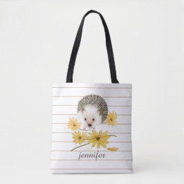 Bolsa de la Tote de Hedgehog personalizada