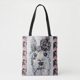 Bolsa de la tote de la cubertería Alpacca Llama