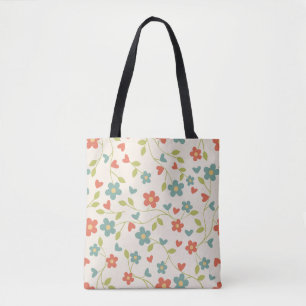 Bolsa de la tote de las flores de primavera