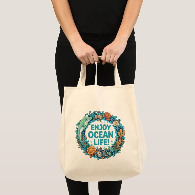 Bolsa de la Tote de Ocean Breeze: ¡Compra con esti (Anverso (producto))