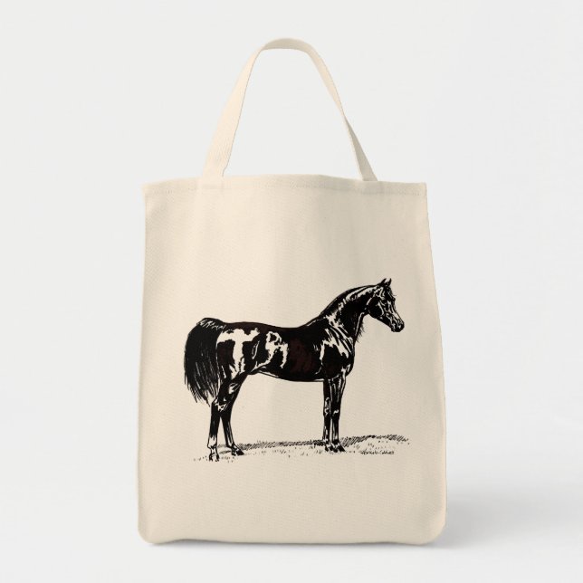 Bolsa de la Tote del Caballo Árabe (Frente)