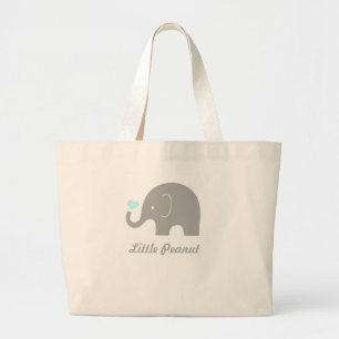 Bolsa de la Tote del Elefante del Cacahuete, coraz