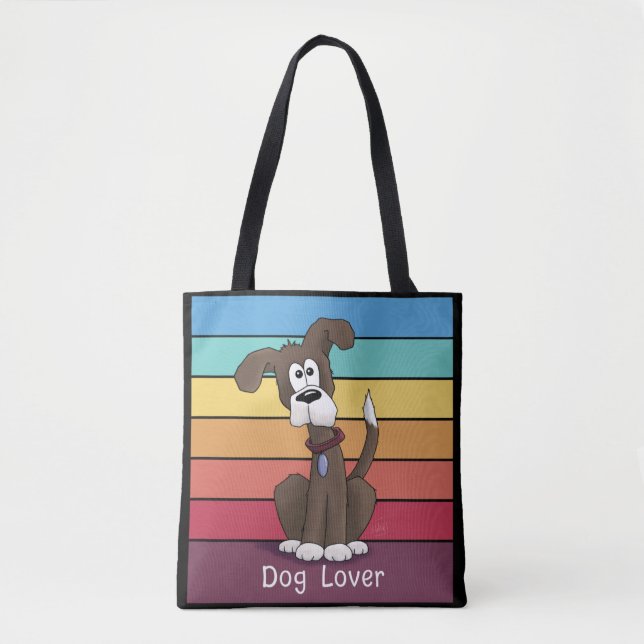 Bolsa de la Tote del Perro festivo (Anverso)