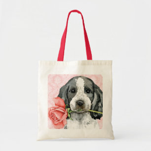 Bolsa de la Tote Español del Cocker Inglés de Vale