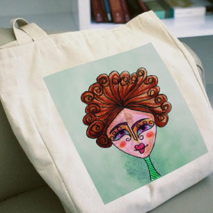 Bolsa de la tote - Jumbo (Mujer caprichosa - 01)