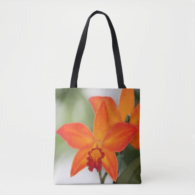 Bolsa de la Tote Orquídea Tropical (Anverso)