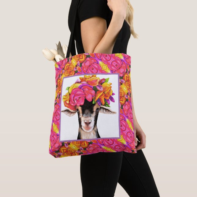 Bolsa de la Tote - Posey the Goat (Detalle)
