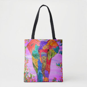 Bolsa de la Tote rosa, colorida y dulce
