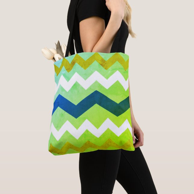 Bolsa de la venda Zigzag Tote (Detalle)