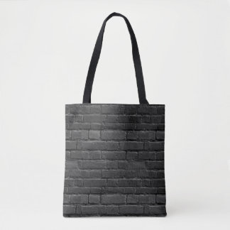 Bolsa de ladrillo negro y blanco