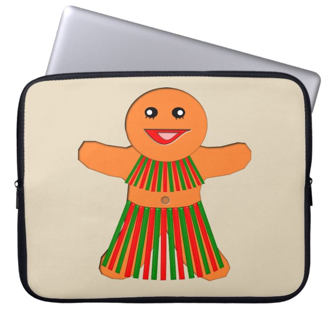 Bolsa de laptops de la Fiesta Gingerbread mujer na (Frente)