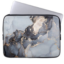 Bolsa de laptops gris cósmicas con arte de galaxia