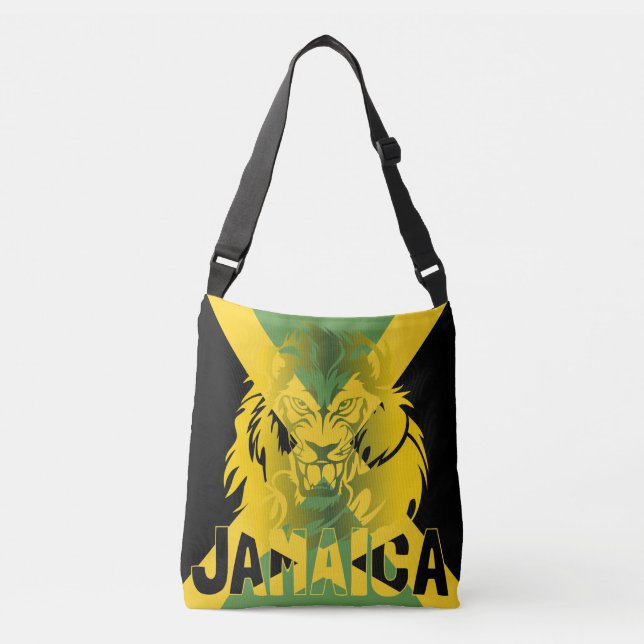 Bolsa de león cruzada jamaiquina y Tote grande (Anverso)