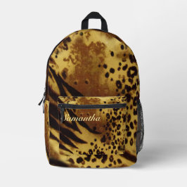 Bolsa de libros Leopard Print - Bolsa de viajes y