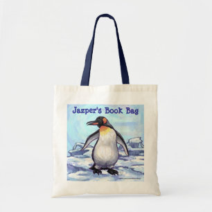 Bolsa de libros personalizada Cute Penguin